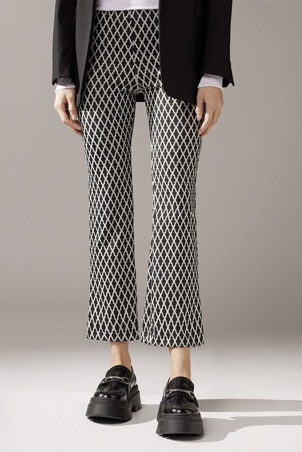CALZEDONIA - Leggings Flare Estampado con Glitter Mujer Calzedonia