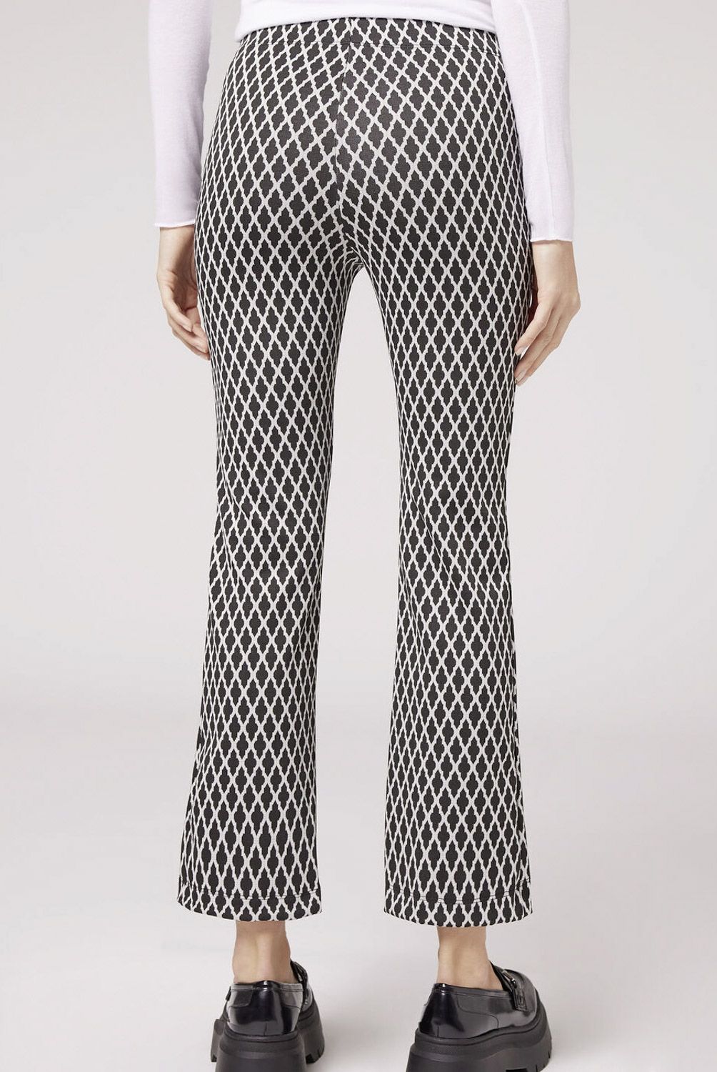 CALZEDONIA - Leggings Flare Estampado con Glitter Mujer Calzedonia