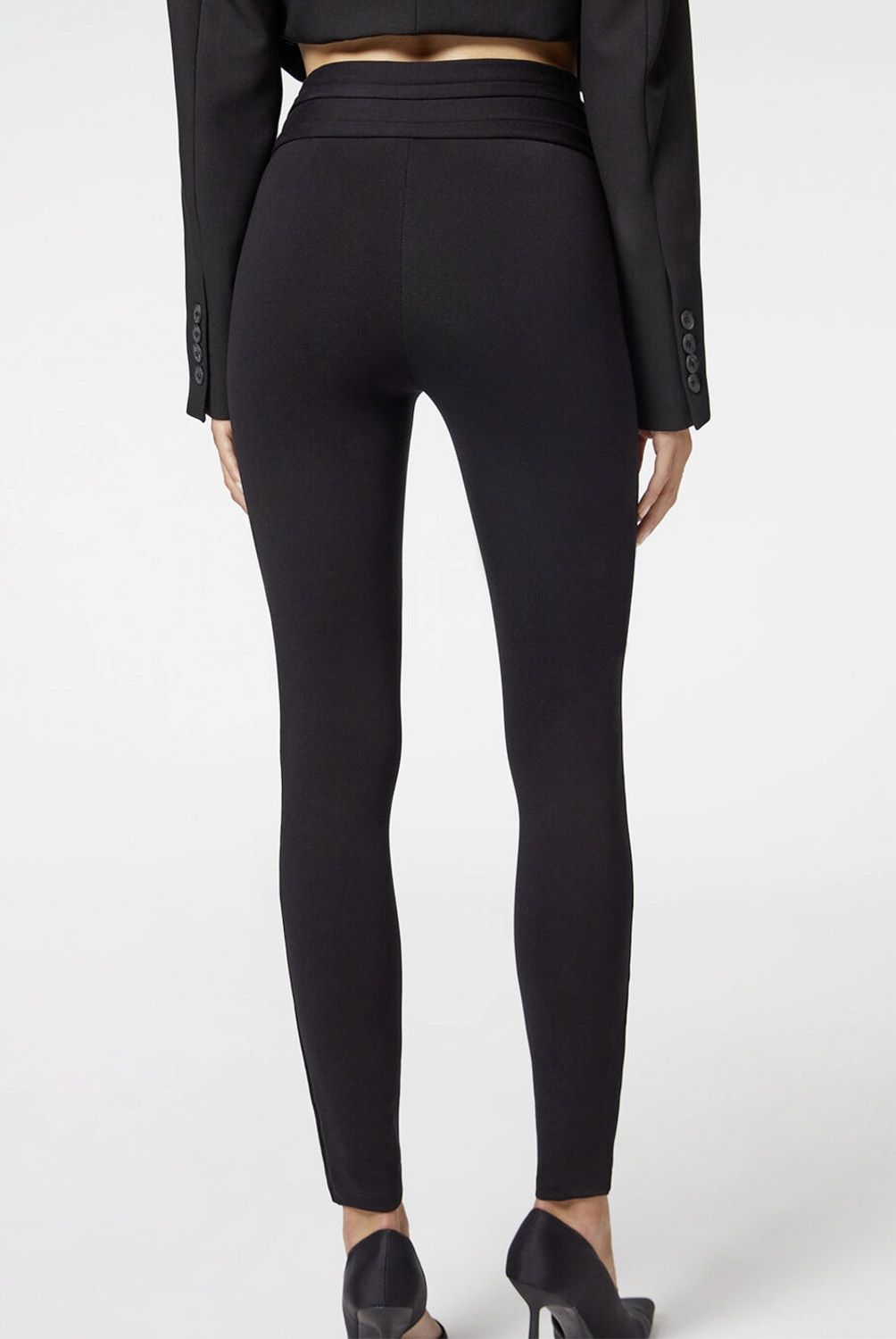 CALZEDONIA - Leggings Skinny con Botones Mujer Calzedonia