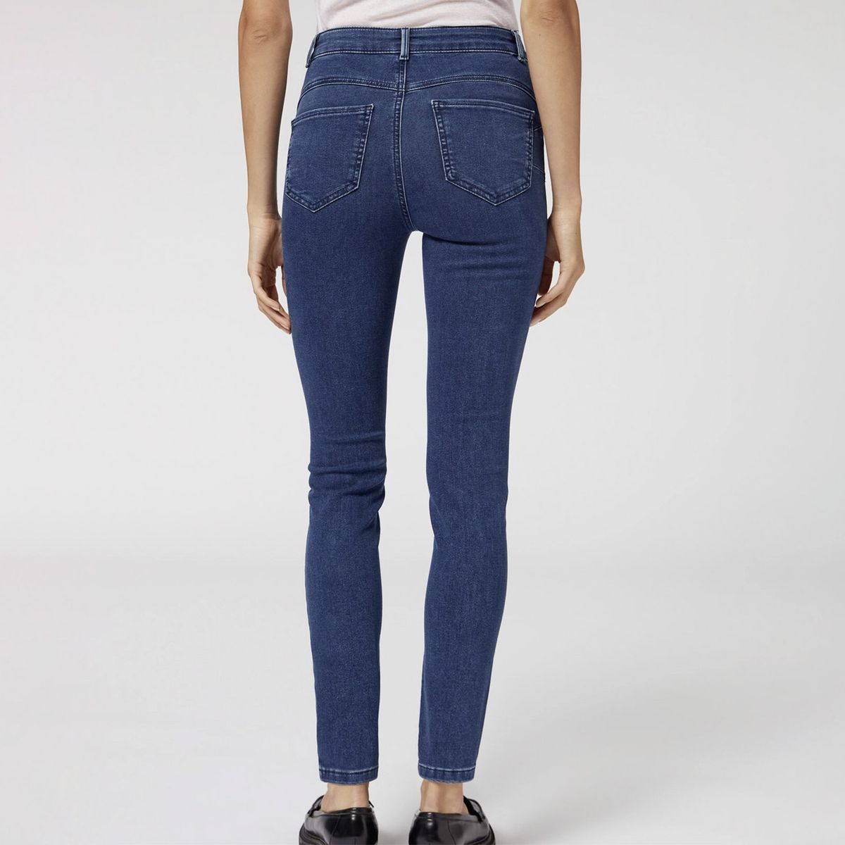 CALZEDONIA - Leggings Tiro Alto Push Up Mujer Calzedonia