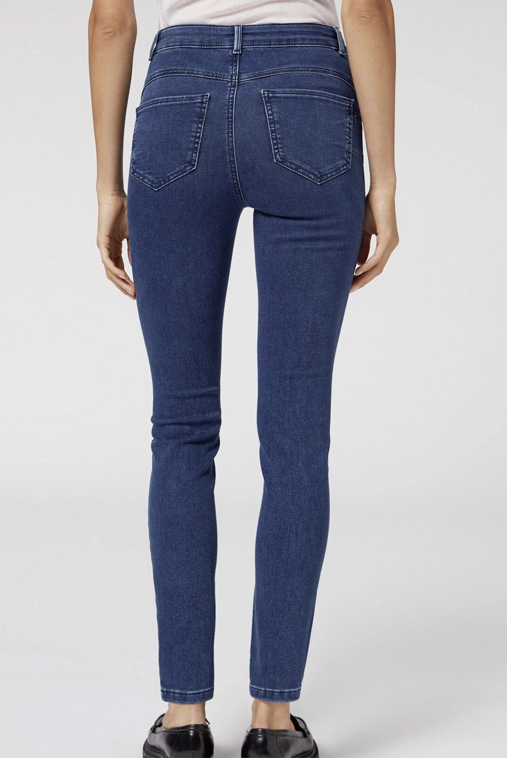 CALZEDONIA - Leggings Tiro Alto Push Up Mujer Calzedonia