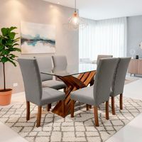 Juego De Comedor 6 Puestos Gabbana