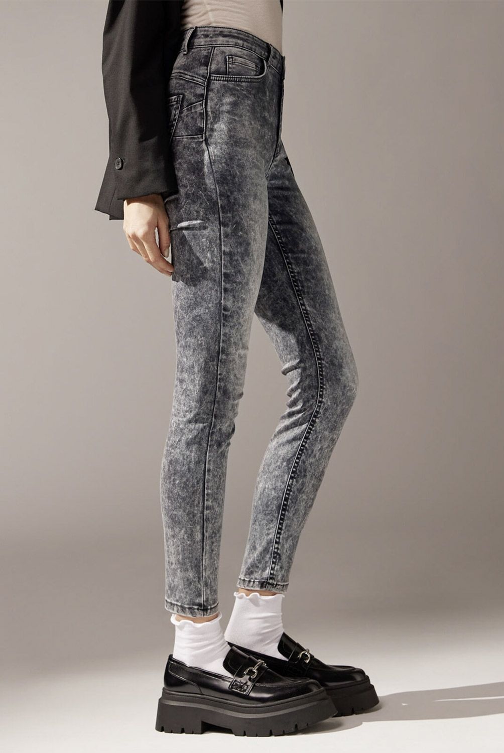 CALZEDONIA - Leggings Tiro Alto Push Up Mujer Calzedonia