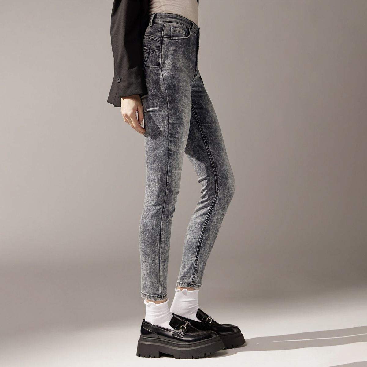 CALZEDONIA - Leggings Tiro Alto Push Up Mujer Calzedonia