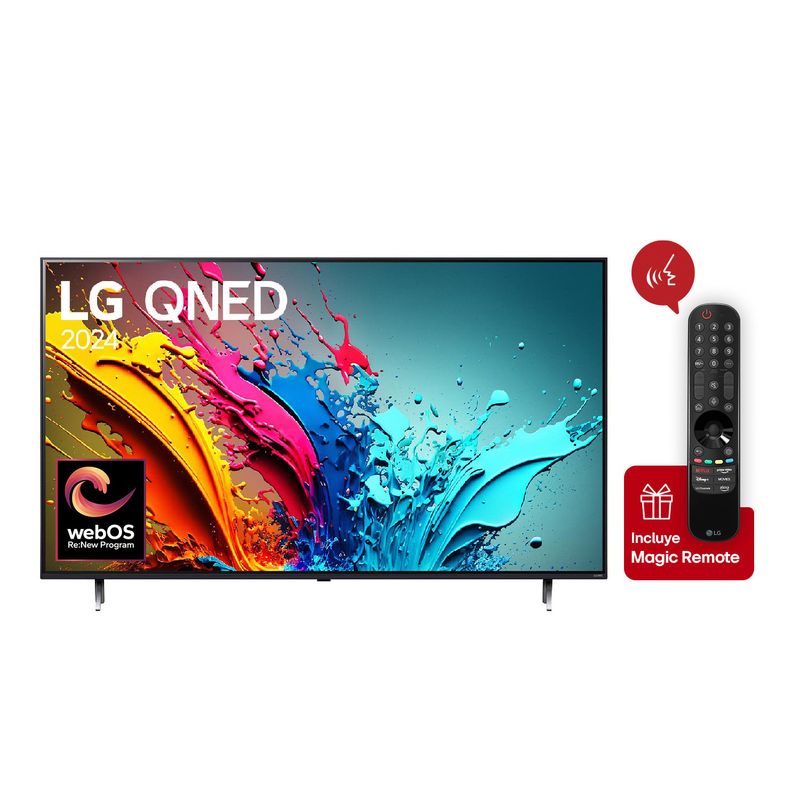 LG - Televisor QNED 55 Pulgadas Smart TV 4K UHD 55QNED85TSA + Magic Remote LG