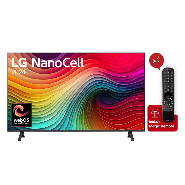 Televisor NanoCell 65 Pulgadas Smart TV 4K UHD 65NANO80TSA + Magic Remote