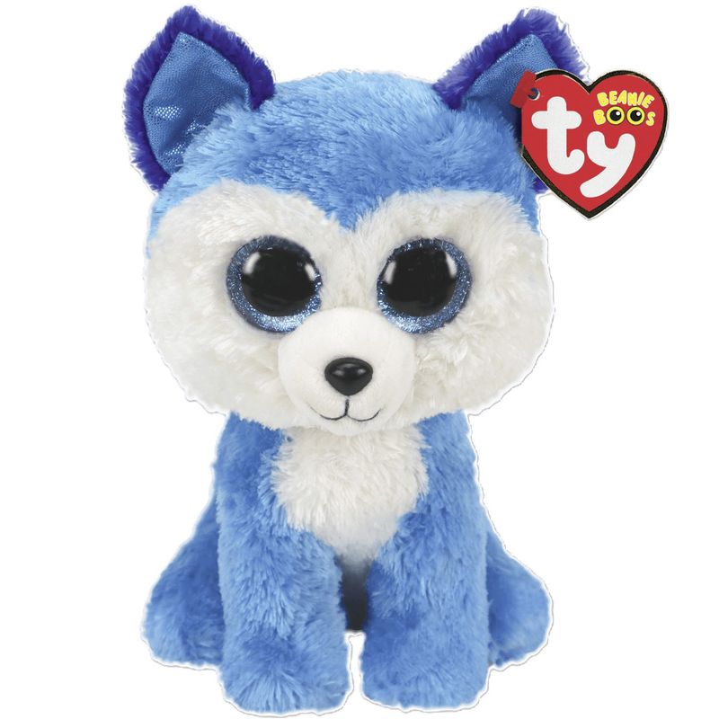 TY - Beanie Boos Prince  Husky Azul Mediano Ty