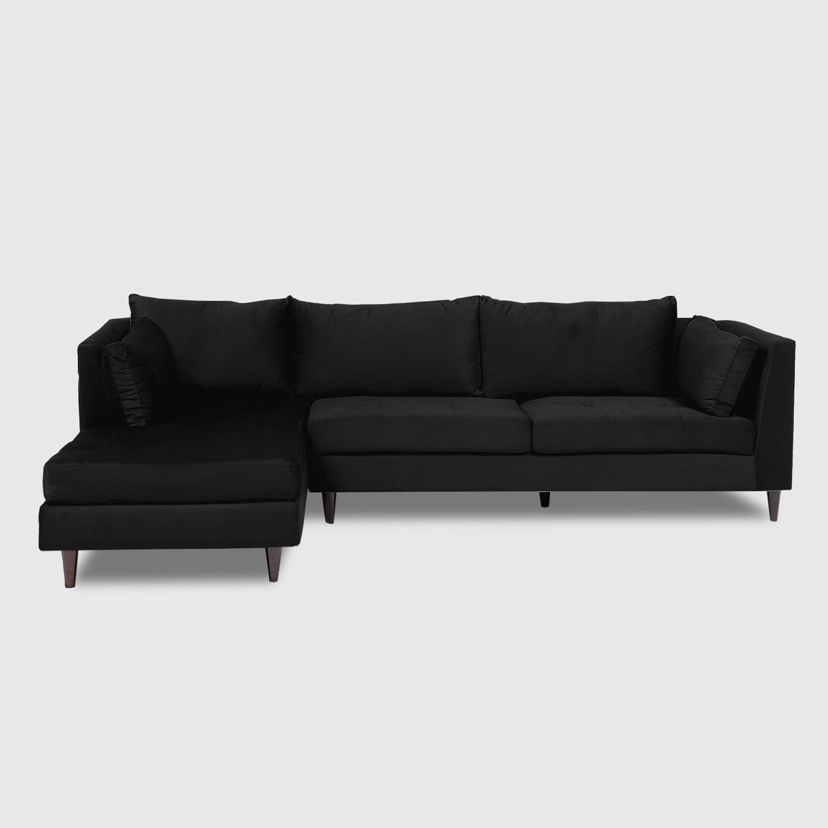 INNOVAMUEBLES - Sofá Seccional Izquierdo Felpa Santander Innovamuebles