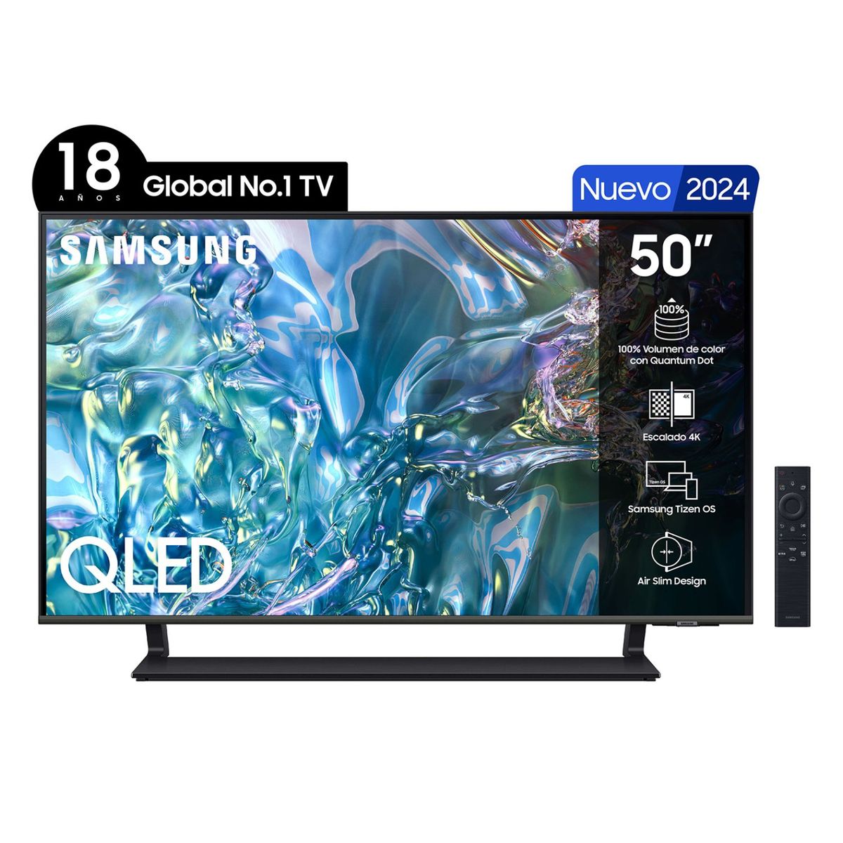 SAMSUNG - QLED Samsung 50" Q65D 4K UHD Smart TV 2024
