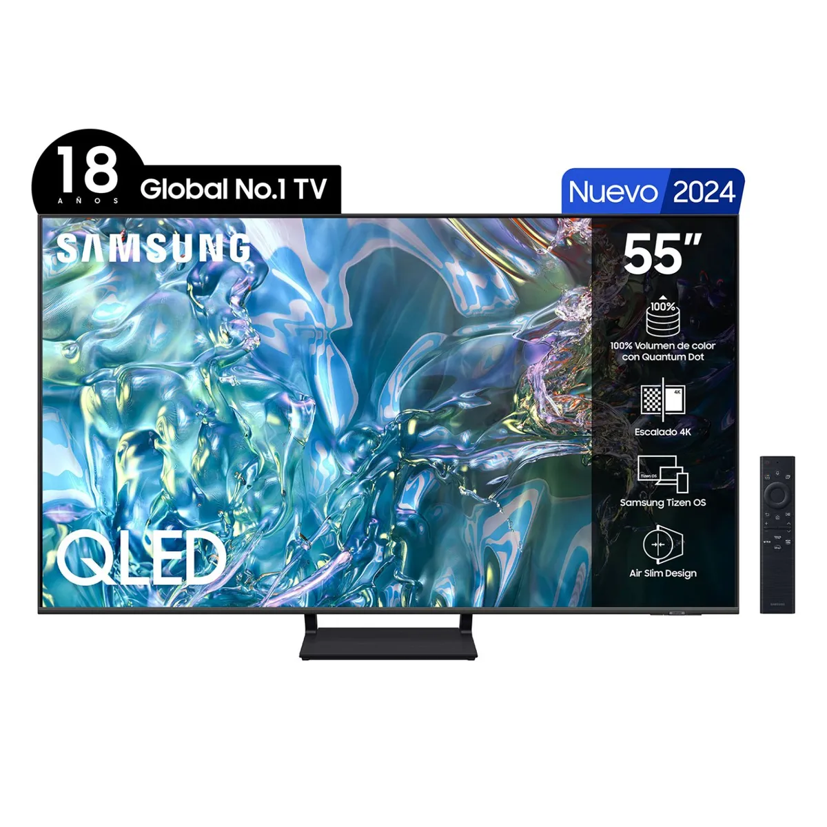 SAMSUNG - QLED Samsung 55" Q65D 4K UHD Smart TV 2024