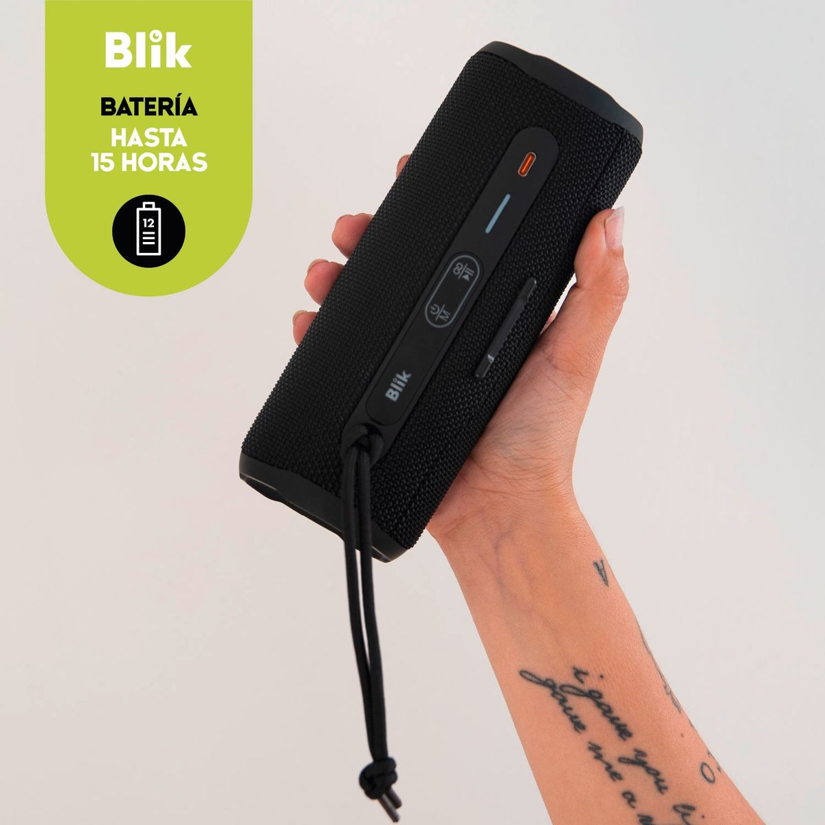 BLIK - Parlante Bluetooth Hypego Black Blik