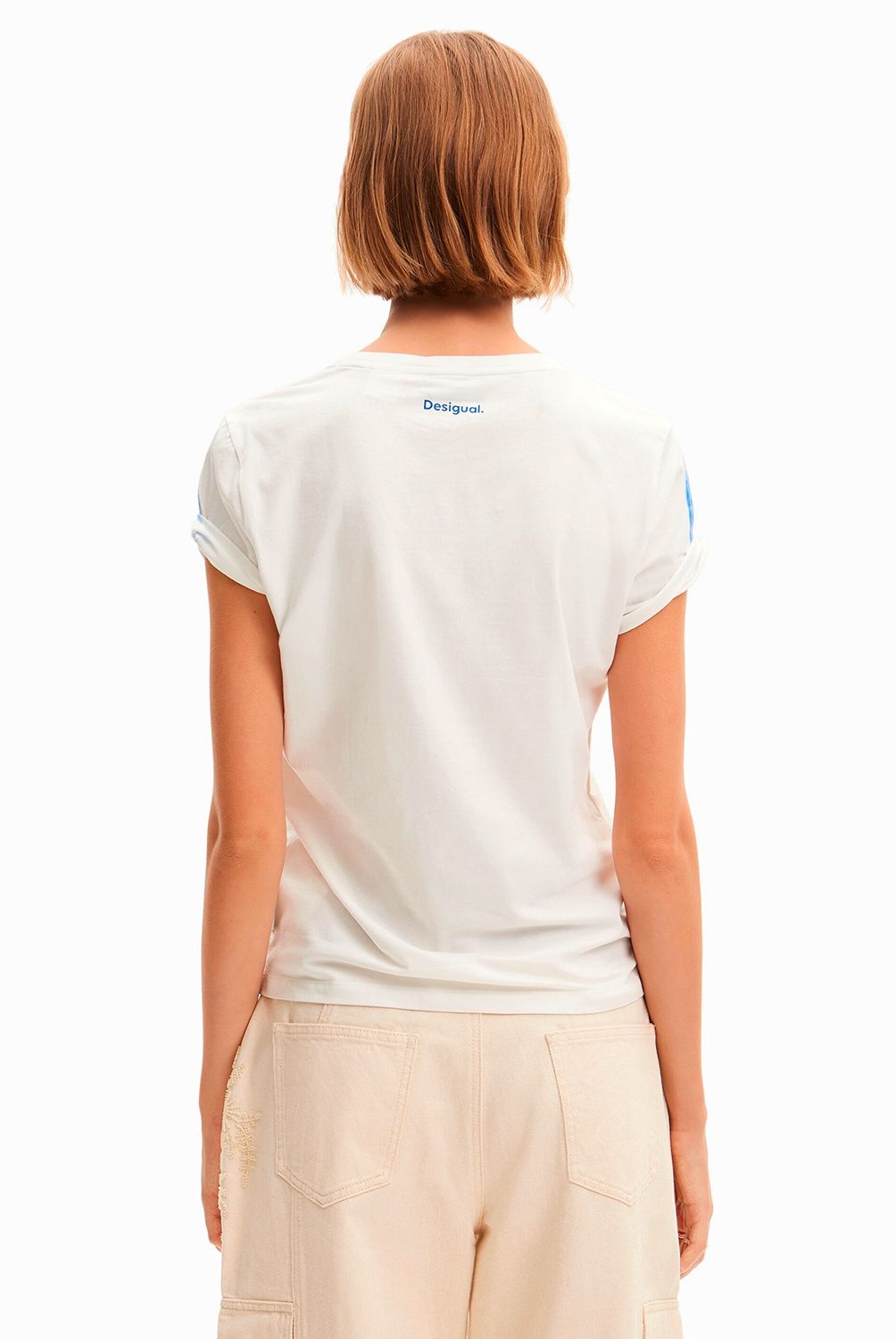 DESIGUAL - Polera Paisaje Mediterráneo Mujer Desigual