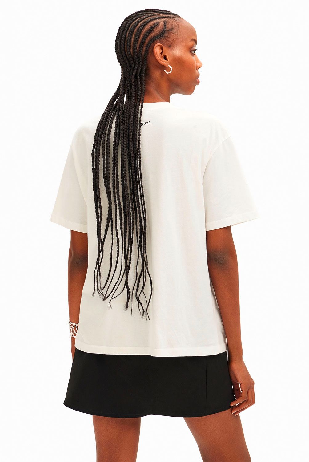 DESIGUAL - Polera Arty Ilustración Mujer Desigual