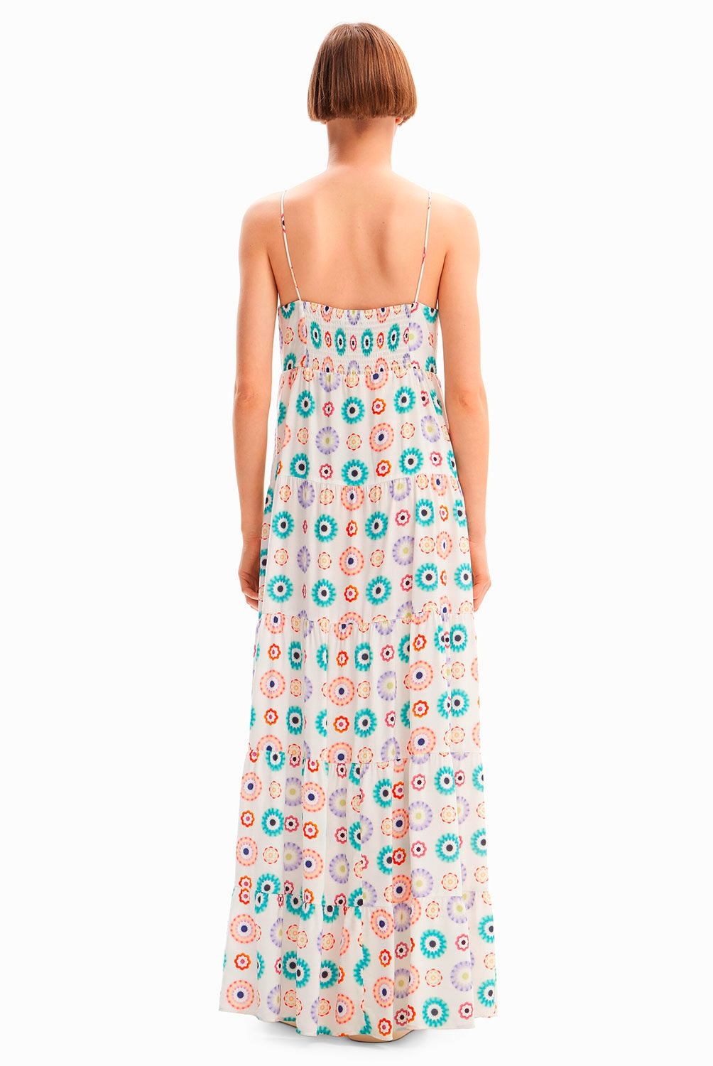 DESIGUAL - Vestido Corto Slim Retro Mujer Desigual