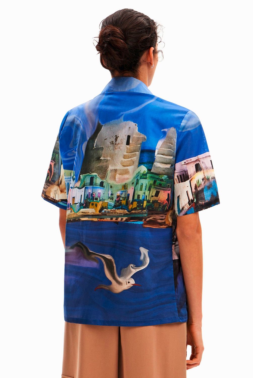 DESIGUAL - Camisa Resort M.Christian Lacroix Mujer Desigual