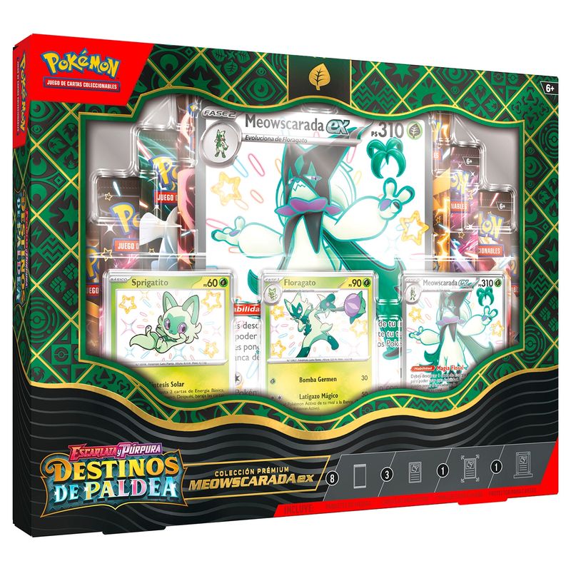 POKEMON - Paldean Fates Premium Collection Meowscarada Espa Pokemon
