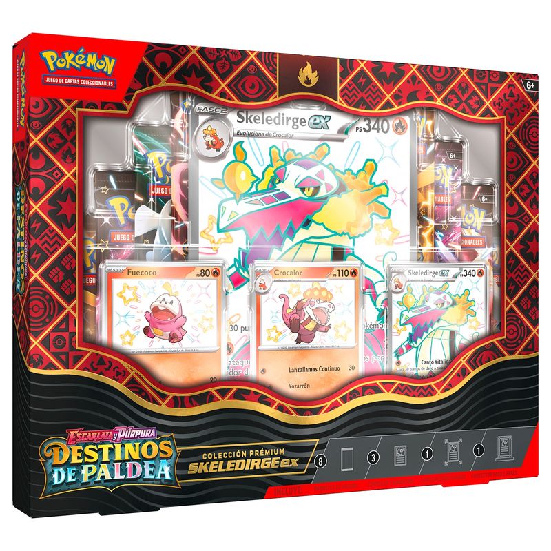 POKEMON - Paldean Fates Premium Collection Skeledirge Espa Pokemon