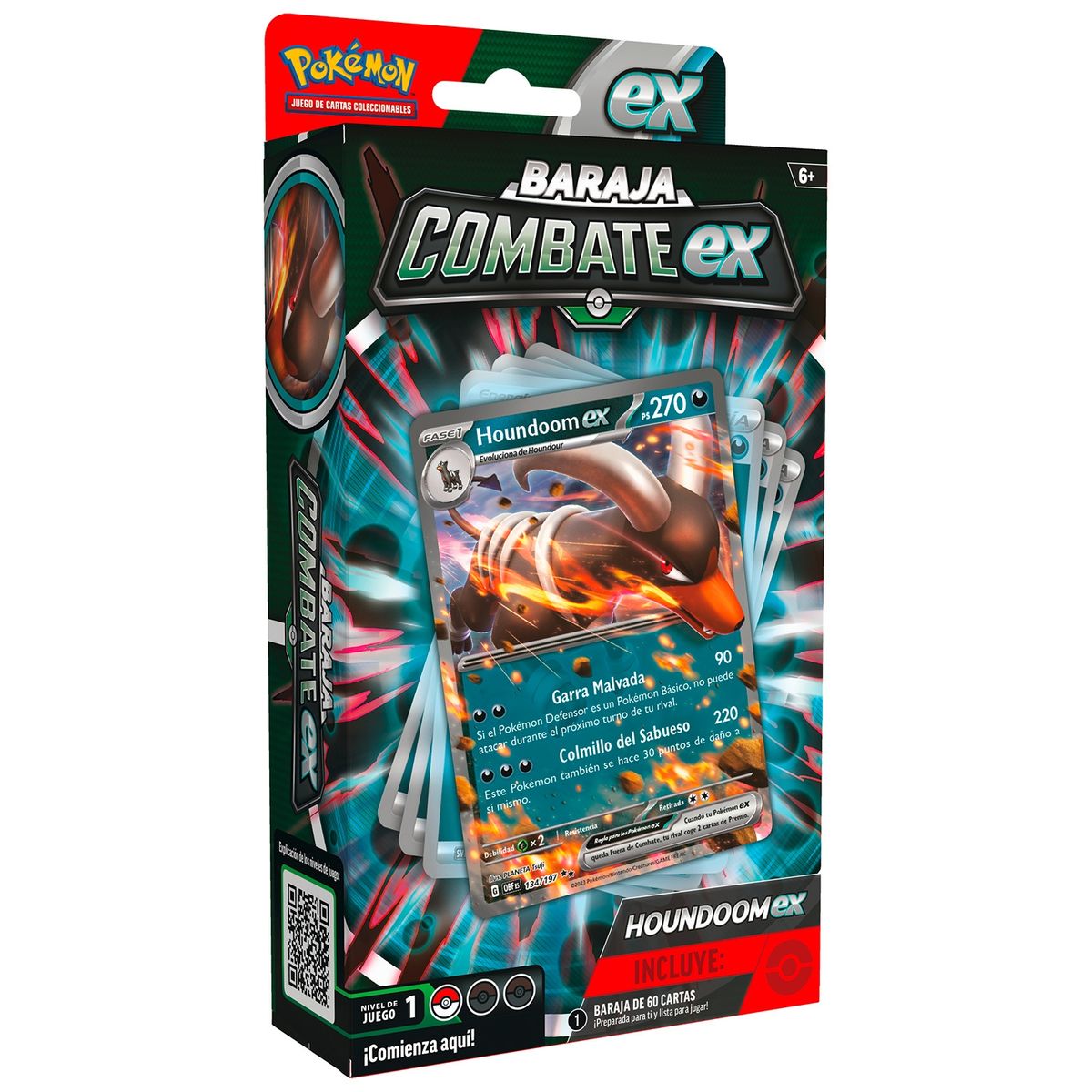 POKEMON - Tcg Cartas Pokemon Houndoom Ex Battle Deck Espa