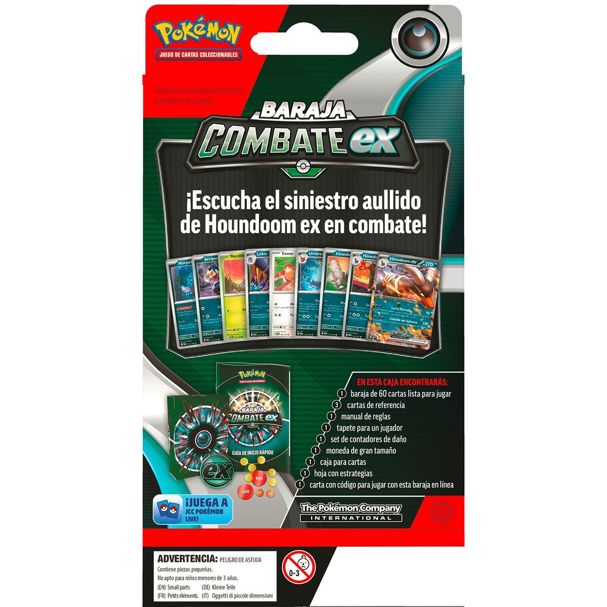 POKEMON - Tcg Cartas Pokemon Houndoom Ex Battle Deck Espa