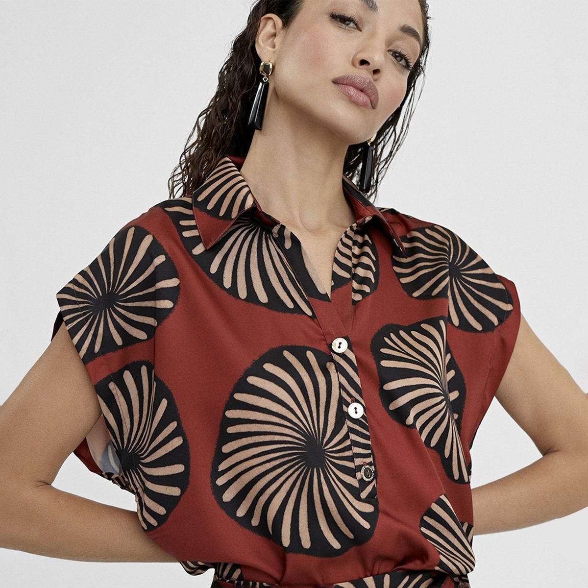 LOLA CASADEMUNT - Blusa Estampada Mujer Lola Casademunt