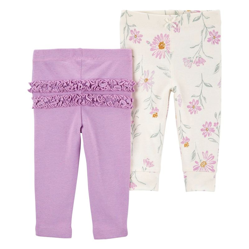 CARTER'S - Buzo Algodón Pack 2 Unidades Bebé Niña Carter's
