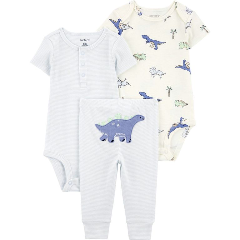 Conjunto 3 Piezas Pantalón y Dos Body Bebé Niño