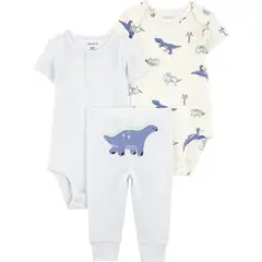 CARTER'S - Conjunto 3 Piezas Pantalón y Dos Body Bebé Niño