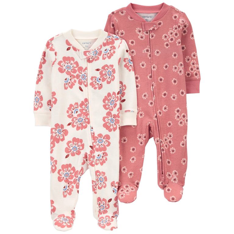 Pijama Algodón Pack 2 Unidades Bebé Niña