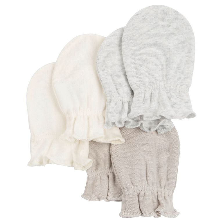 Guantes de Algodón Pack de 3 Pares Unisex Bebé