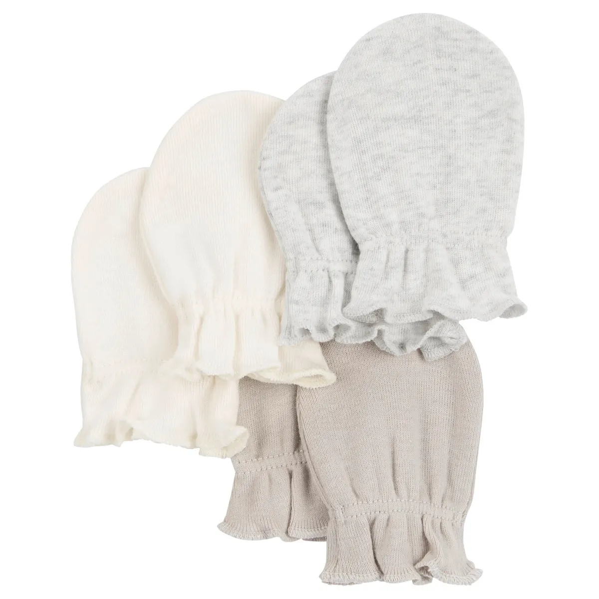 CARTER'S - Mitones de Algodón Pack de 3 Pares Unisex Bebé  Carter's