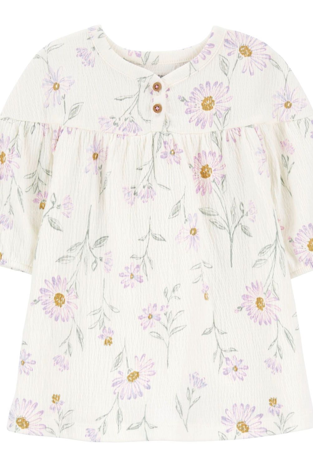 CARTER'S - Vestido Gasa con Cubre Pañal Bebé Niña Carter's