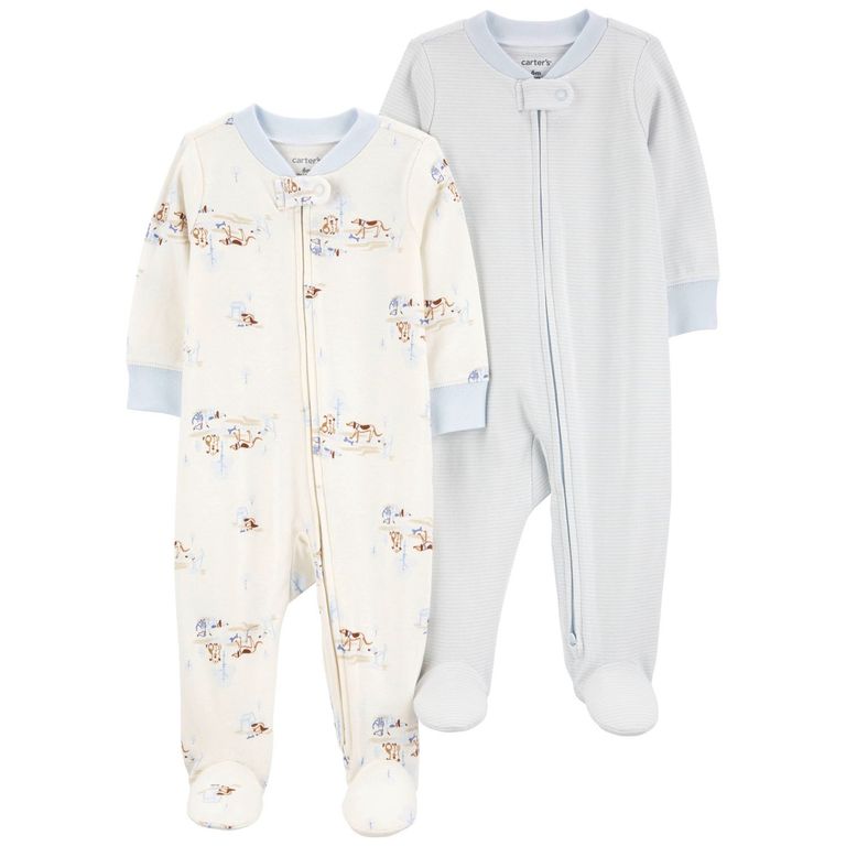 Pijama Algodón Pack 2 Unidades Bebé Niño
