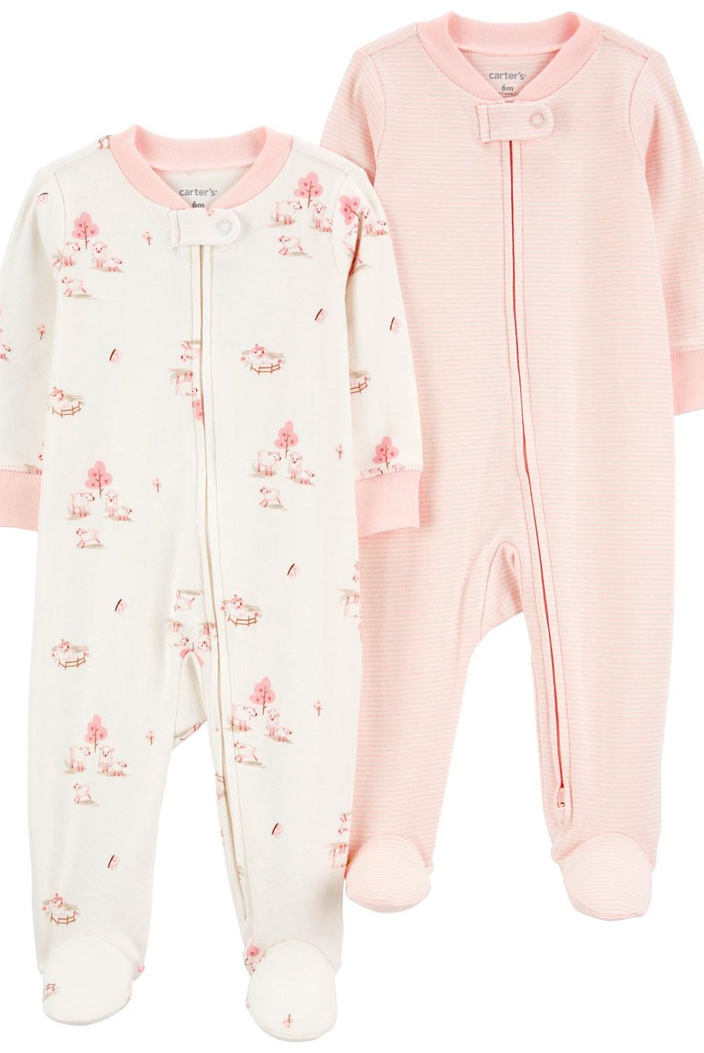 CARTER'S - Pijama Algodón Pack 2 Unidades Bebé Niña Carter's