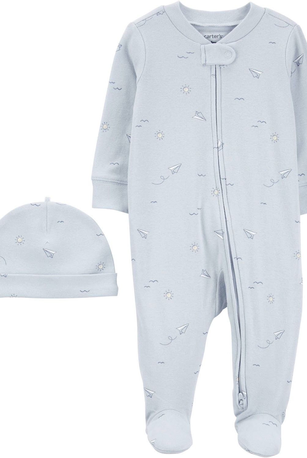 CARTER'S - Conjunto 2 Piezas Pijama y Gorro Bebé Niño Carter's