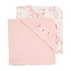 CARTER'S - Toalla Con Capucha Pack 2 Unidades Bebé Niña