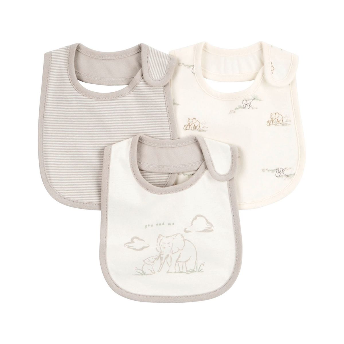 CARTER'S - Pack 3 Babero Bebé Unisex Carter's