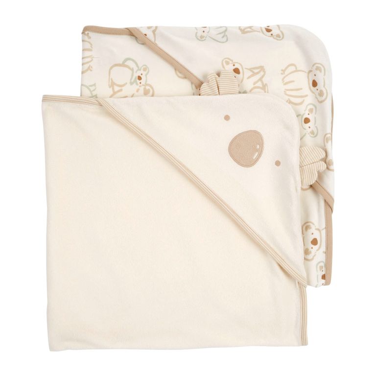 Toalla con Capucha Pack 2 Unidades Unisex Bebé