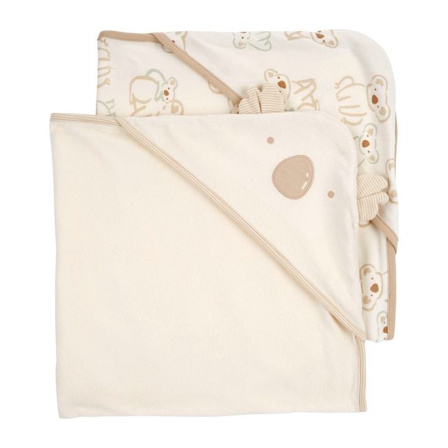 CARTER'S - Toalla con Capucha Pack 2 Unidades Unisex Bebé Carter's