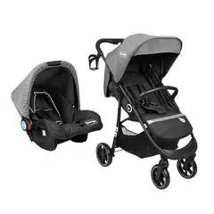 BEBEGLO - Coche Travel Rs-13551 Gris