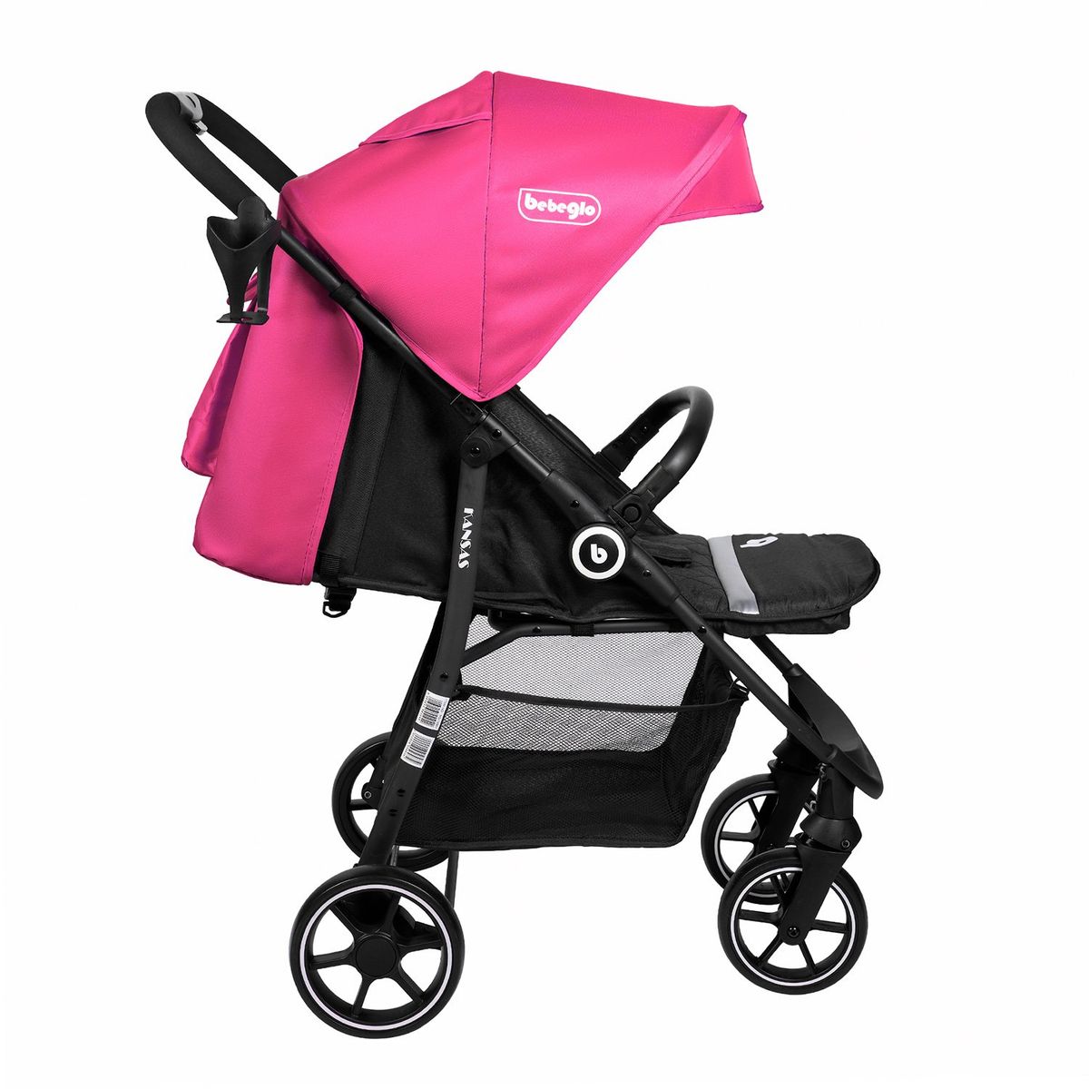 BEBEGLO - Coche Travel System Kansas Rs-13551 Fucsia Bebeglo