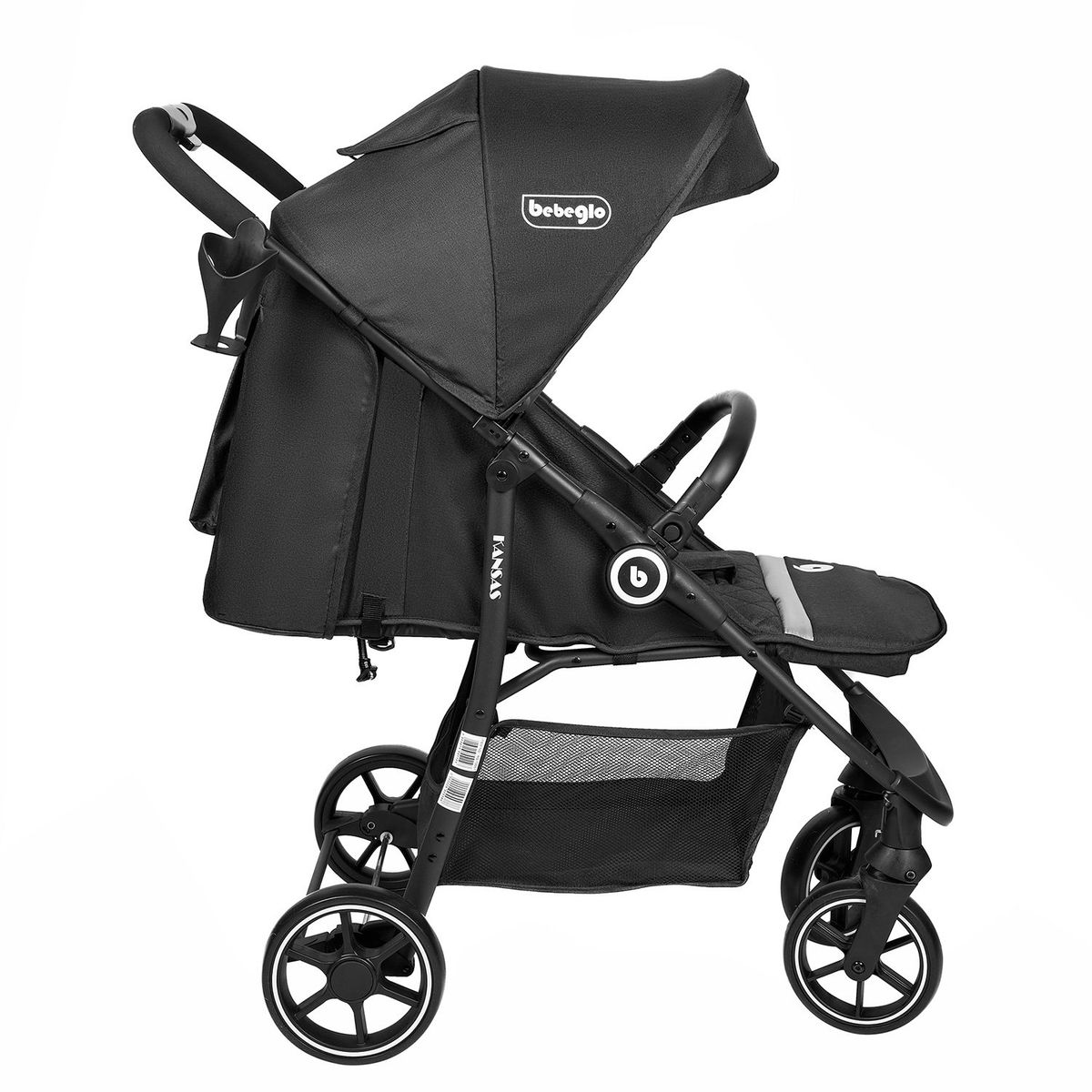 BEBEGLO - Coche Travel System Kansas Rs-13551 Negro Bebeglo