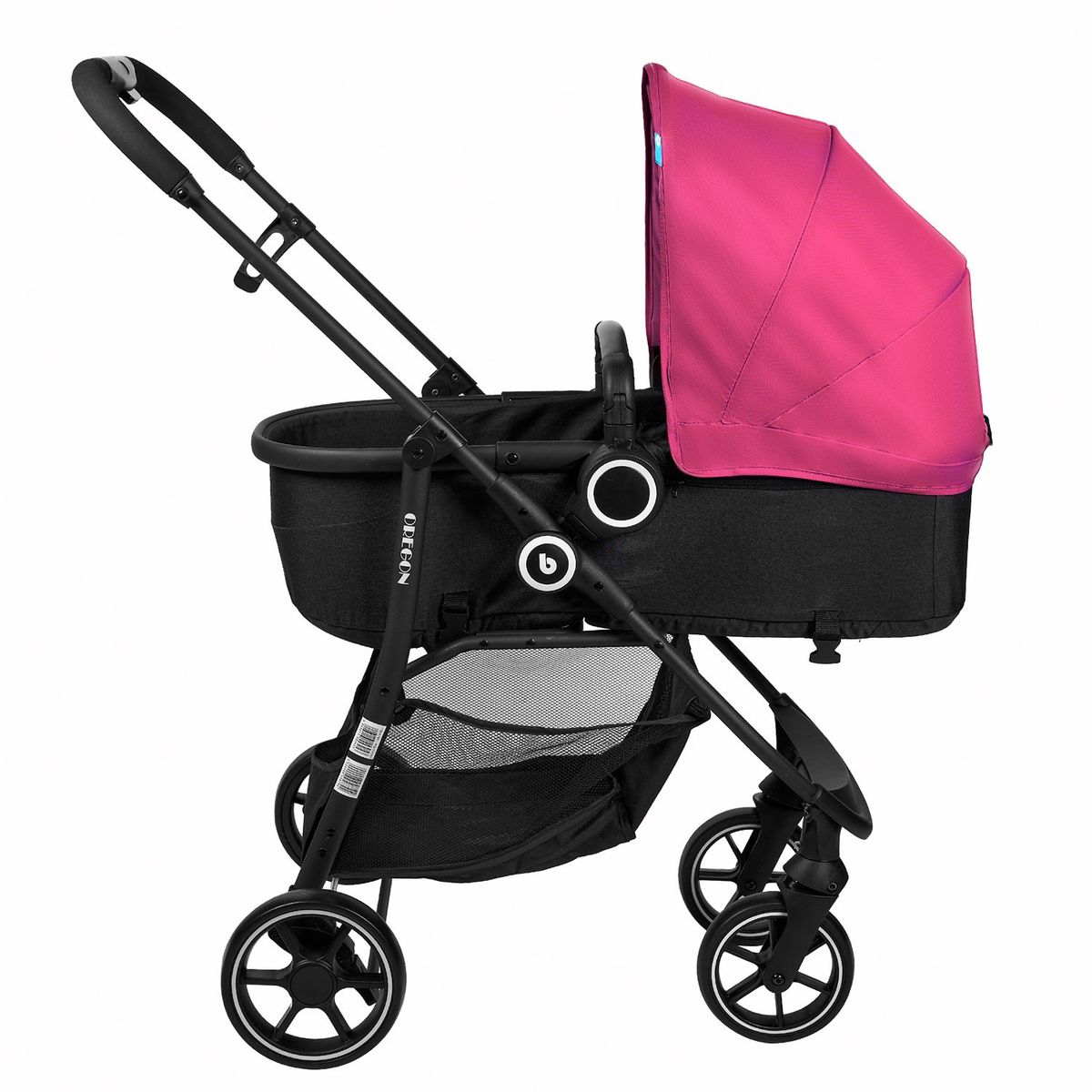 BEBEGLO - Coche Trav Sys Isofix Oregon Rs-13553 Fucsia Bebeglo