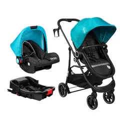 BEBEGLO - Coche Travel System Isofix Oregon Rs-13553 Turquesa