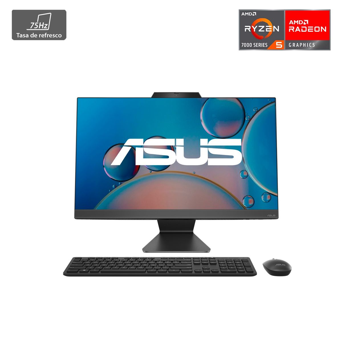 ASUS - AIO M3 M3402 AMD Ryzen 5 8GB RAM 512GB SSD 23.8" FHD 75Hz Asus