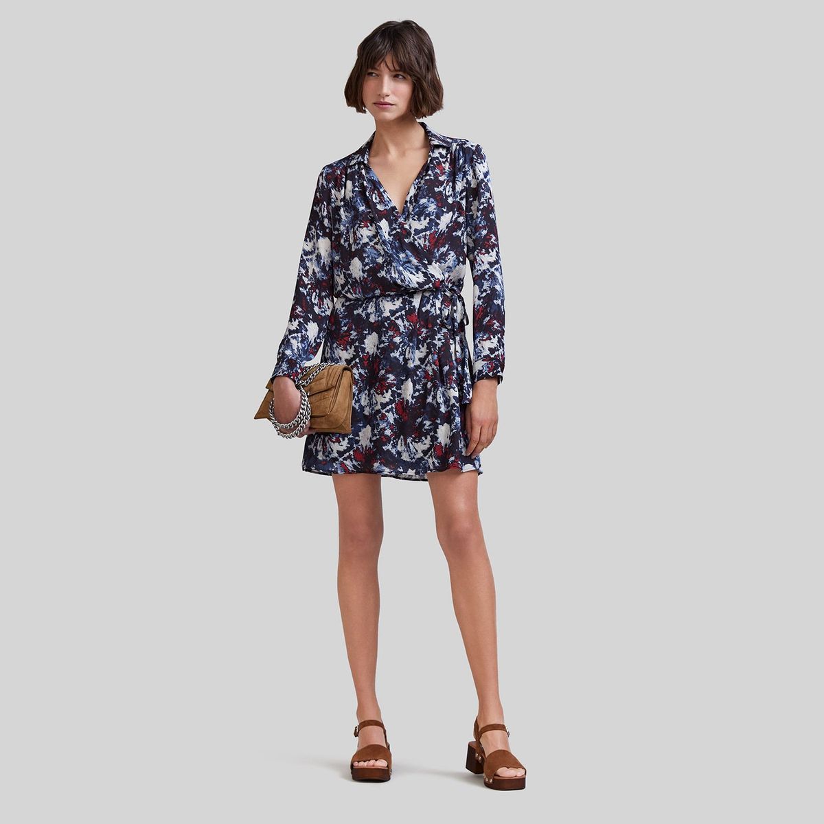 IKKS - Vestido Corto Flores Mujer IKKS