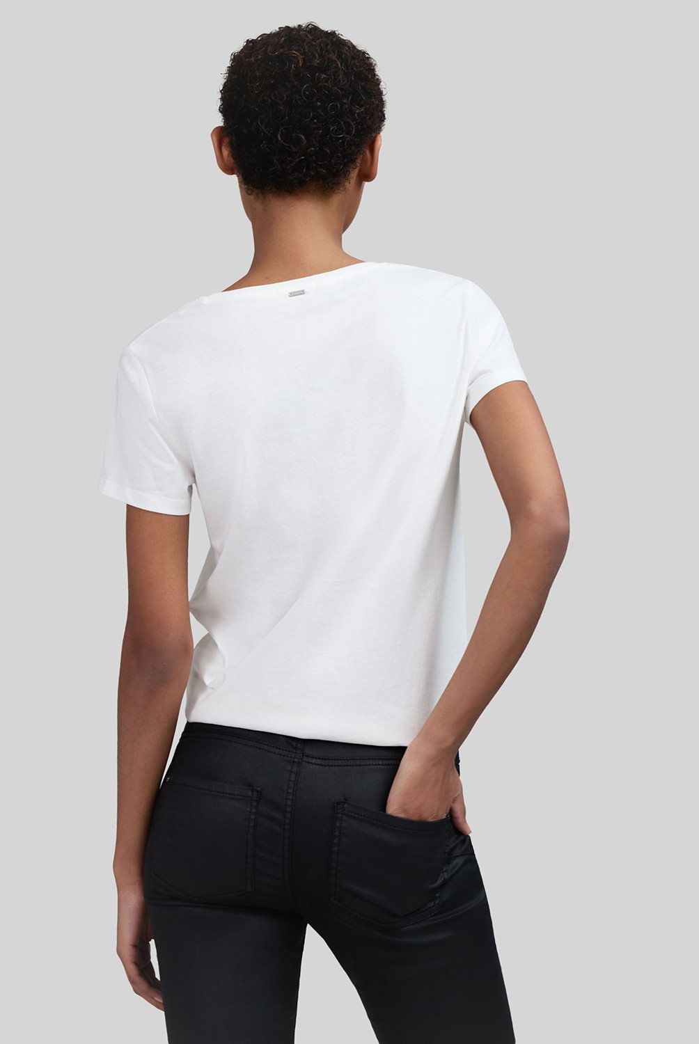 IKKS - Polera Cuello en V Diseño Mujer IKKS