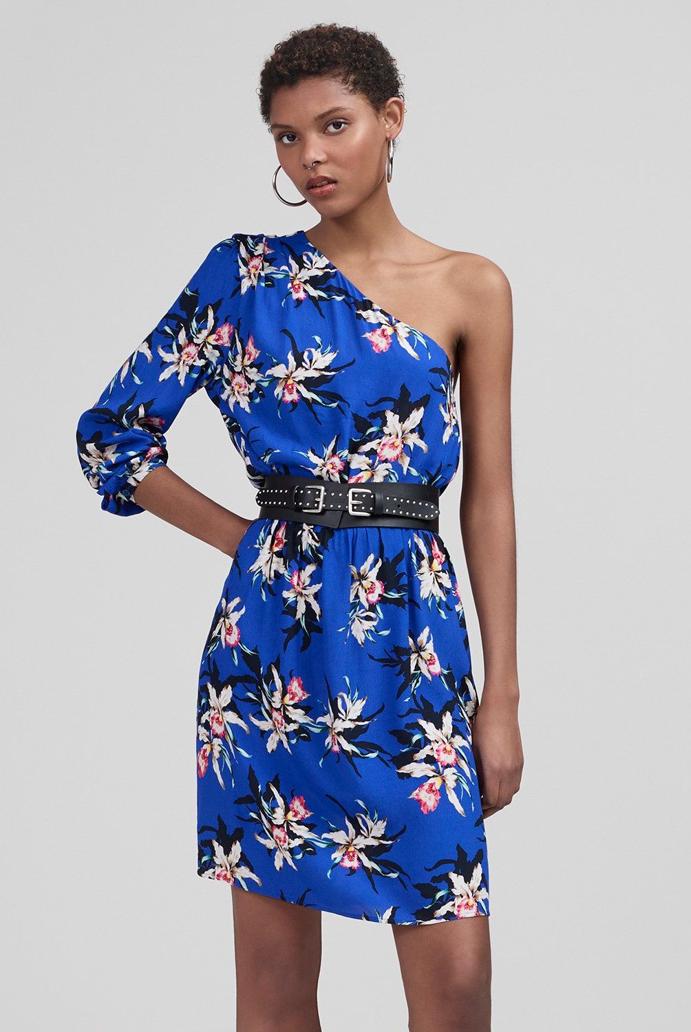 IKKS - Vestido Corto Flores Mujer IKKS