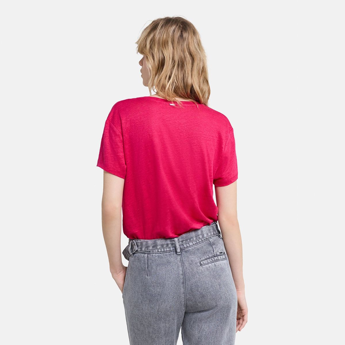 IKKS - Polera Cuello en V Diseño Mujer IKKS