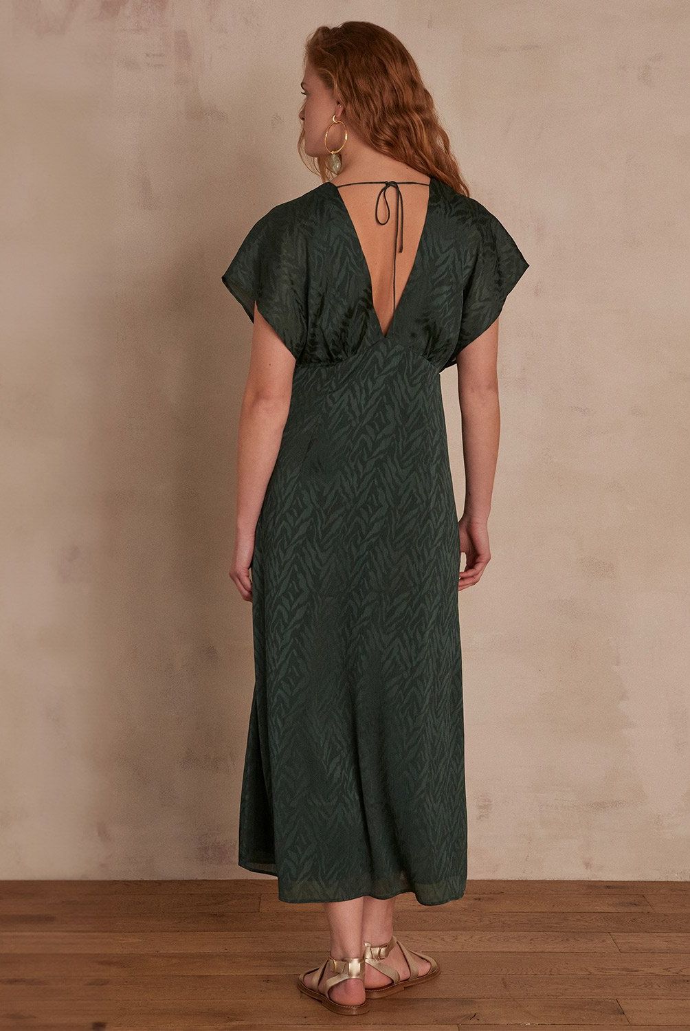 MAISON 123 - Vestido Largo Estampado Mujer Maison 123