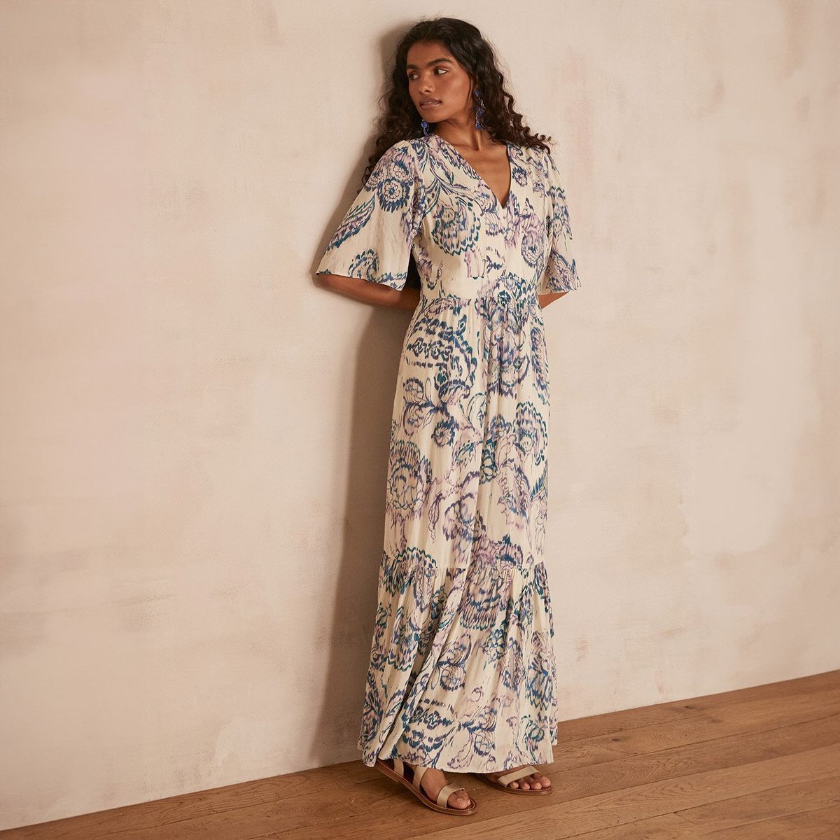 MAISON 123 - Vestido Largo Estampado Mujer Maison 123